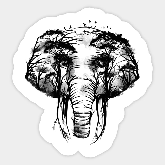 Wild Safari Sticker by DANDINGEROZZ